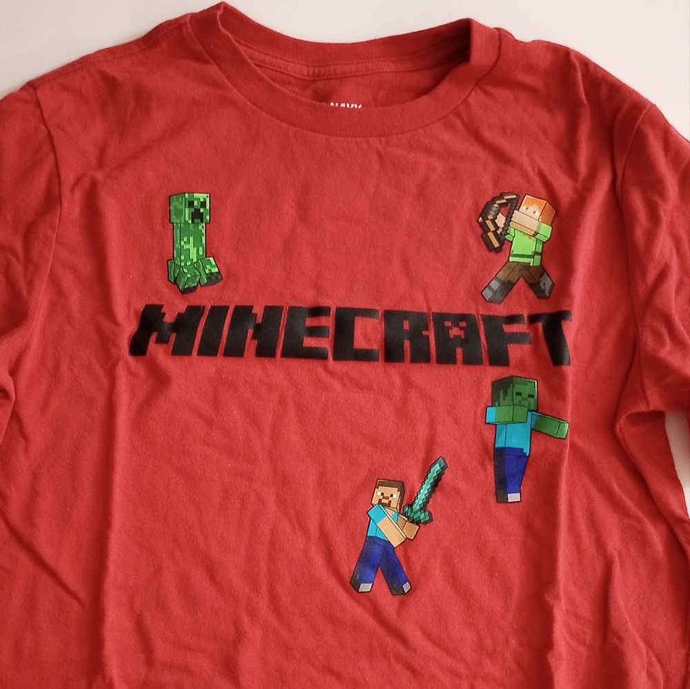 🏞️🎮🖥️ Rusty Color Minecraft Shirt